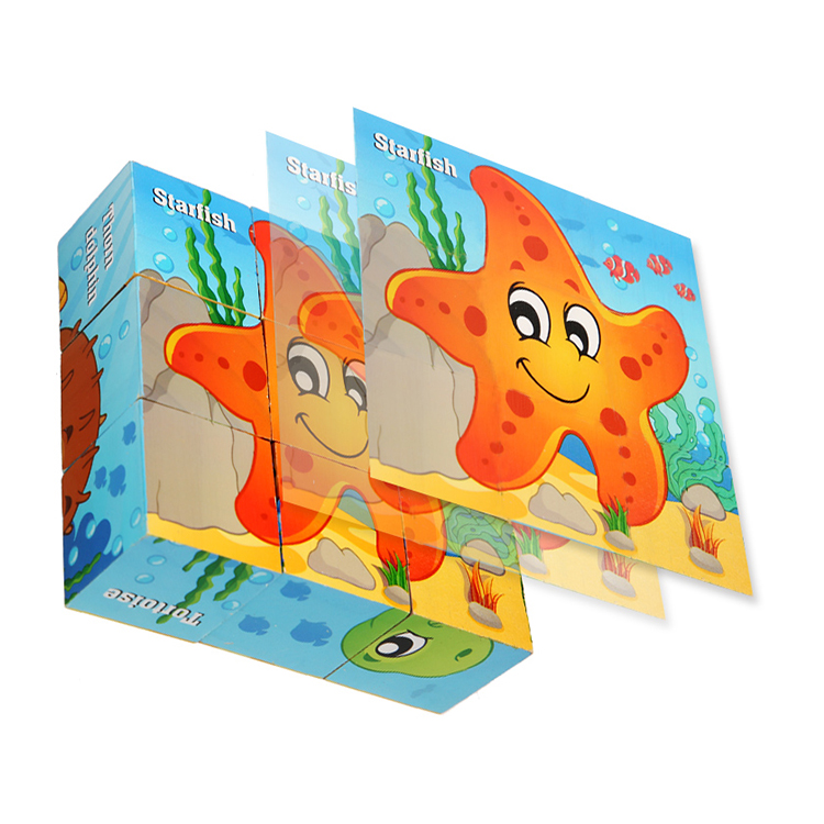 Wooden Toy Building Blocks 3d Puzzle