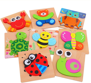 Wooden Animal Puzzles For Kids