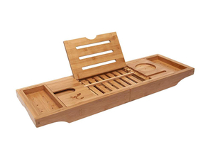  Natural Color Bamboo Bath Caddy