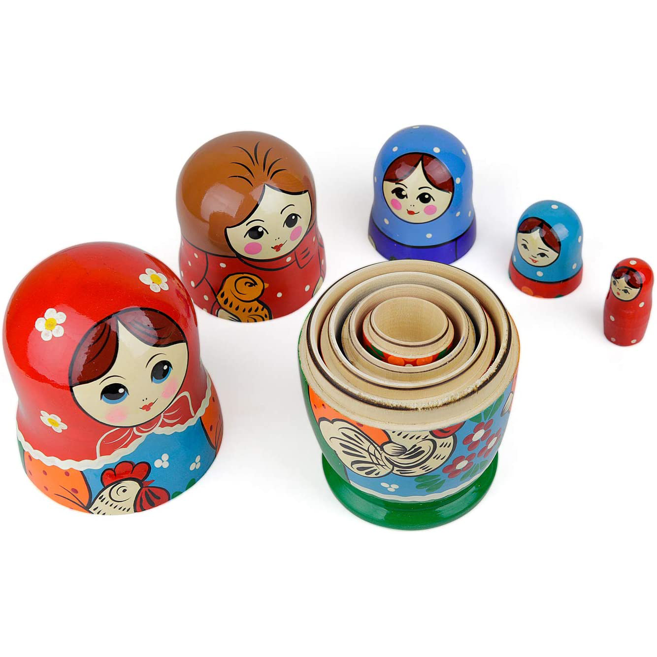 wholesale russian wooden nesting dolls 
