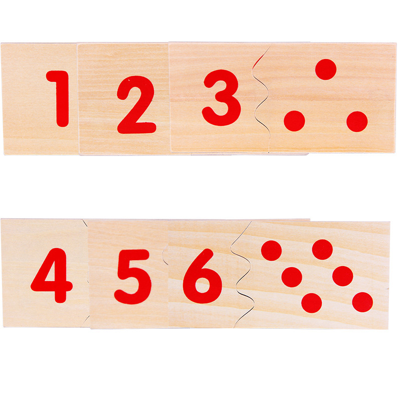 Puzzles montessori teaching material 