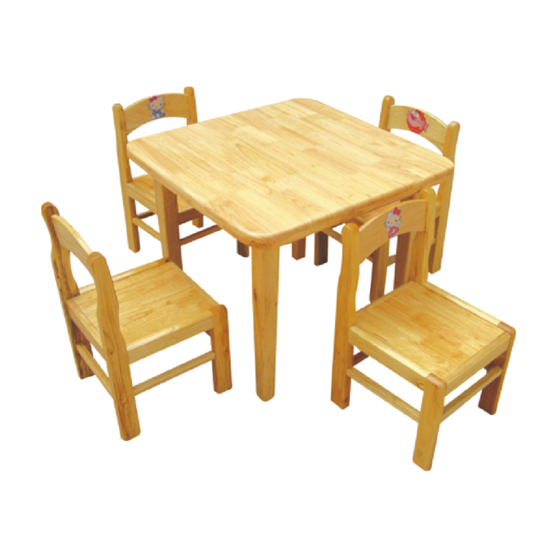 Children Furniture Wooden Desk And Chair Set