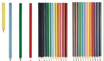 Wooden Promotional Stripe Hb Pencil