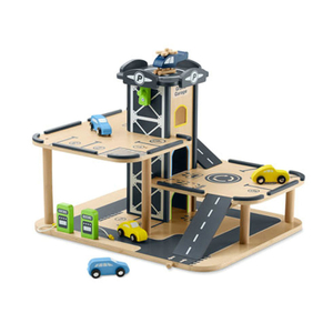 Wholesale kids wooden parking garage