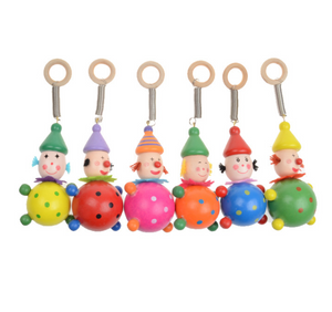 Wooden Pull Spring Doll Toys