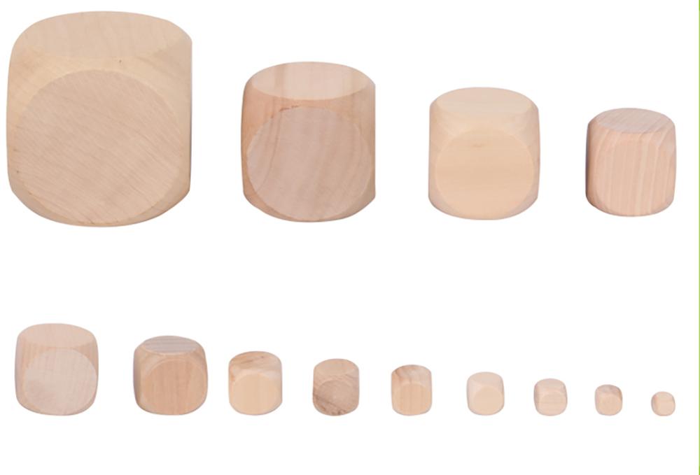 Blank Dice Wooden Custom Color Wood Dice 