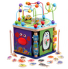 Kids Educational Wooden Toy Beads Coaster 