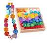 Montessori Lacing Stringing Wooden Beads Toy 