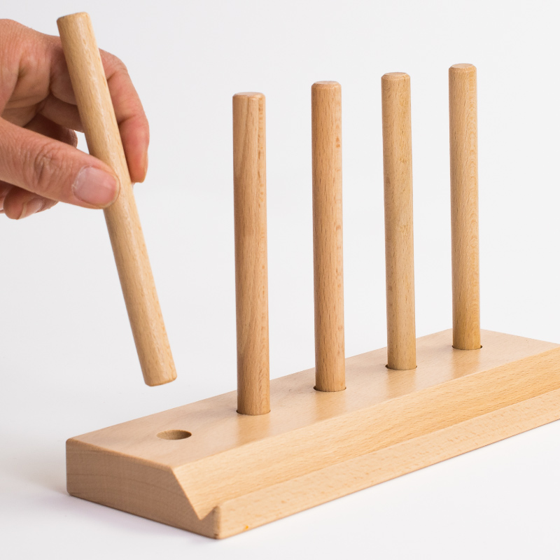 Wooden material board counting toy 