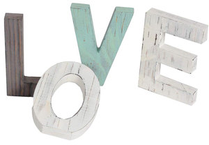 Wooden Letters Rustic Love Signs