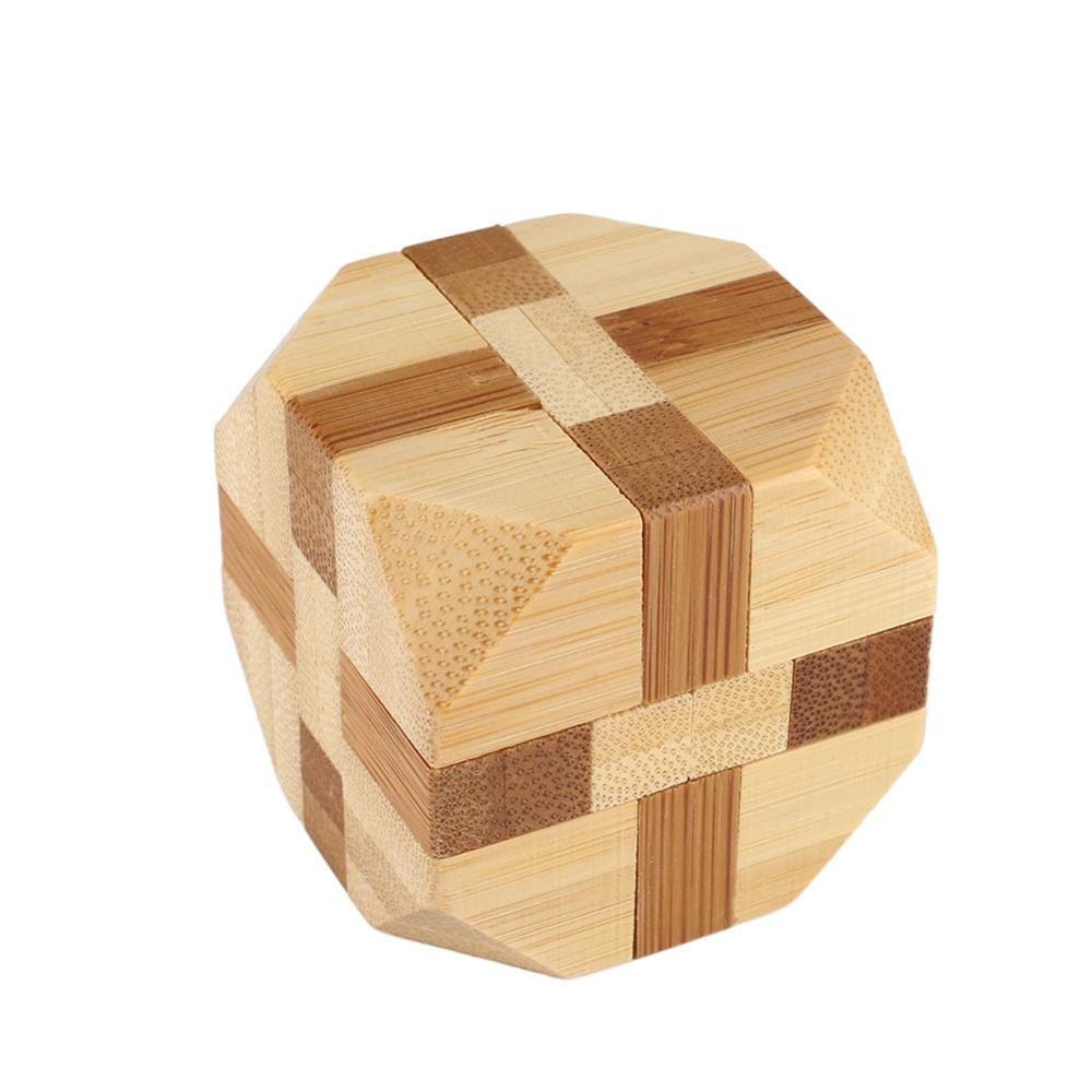 Custom Promotional Wood Folding Magic 3D Bamboo Puzzle Game 