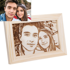 Personalized Engraved Wooden Photo Frame