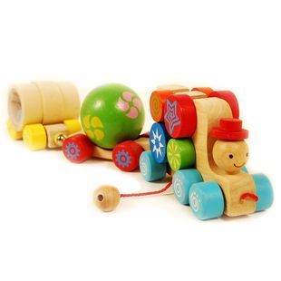 Wooden Blocks Train Toy