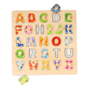 Wooden Kids Educational Alphabet Puzzle 