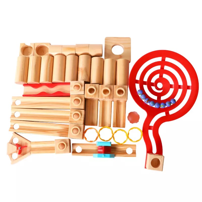 Wooden toys Educational Roller Coaster 