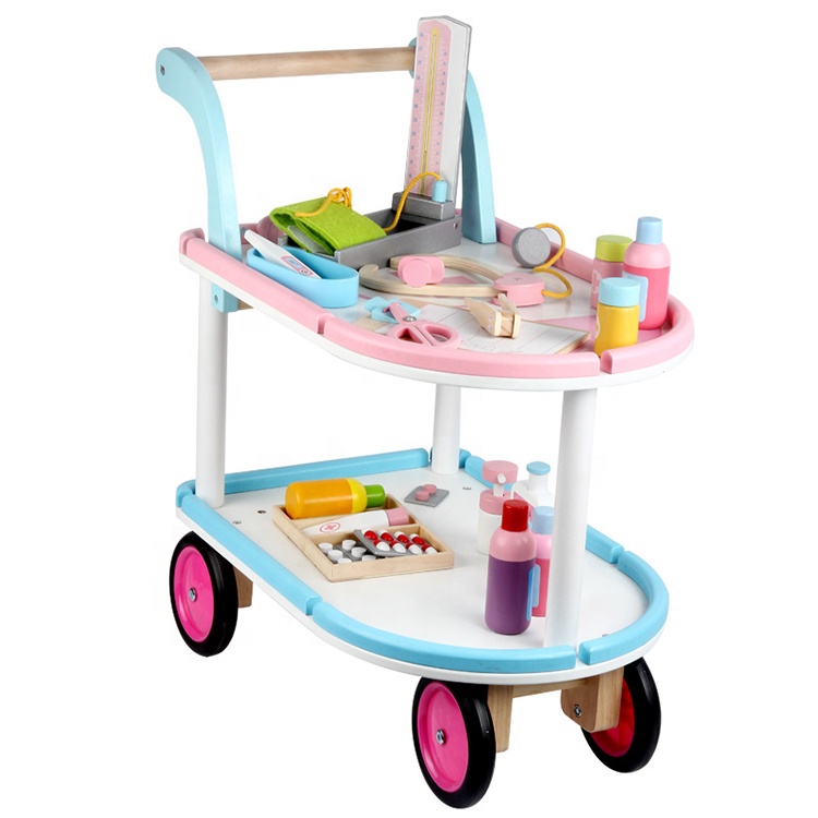 Educational Hospital Equipment Toy For Baby'S Role Play Game Doctor Cart Toy