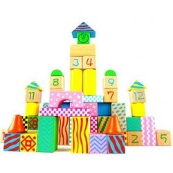 Wooden Building Blocks, Wooden Intellectual & Educational Toys