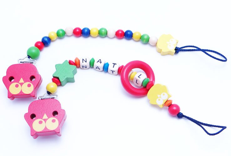 DIY Wooden Clip For Pacifier Holder