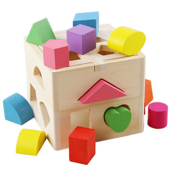 wooden shape sorters toys