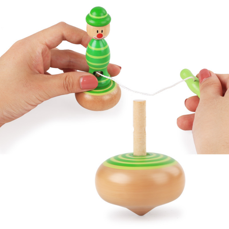 Kids Wooden Gyro Toy