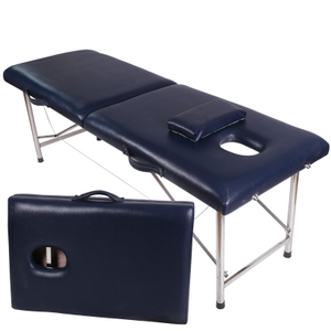 Portable wooden folding original point massage bed 