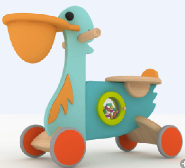 Animal Shape ride on Wood Toys cars 