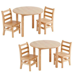  Kids Wooden Talbles and Chairs