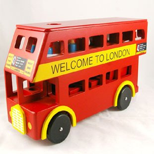 2013 Wooden Toy London Bus