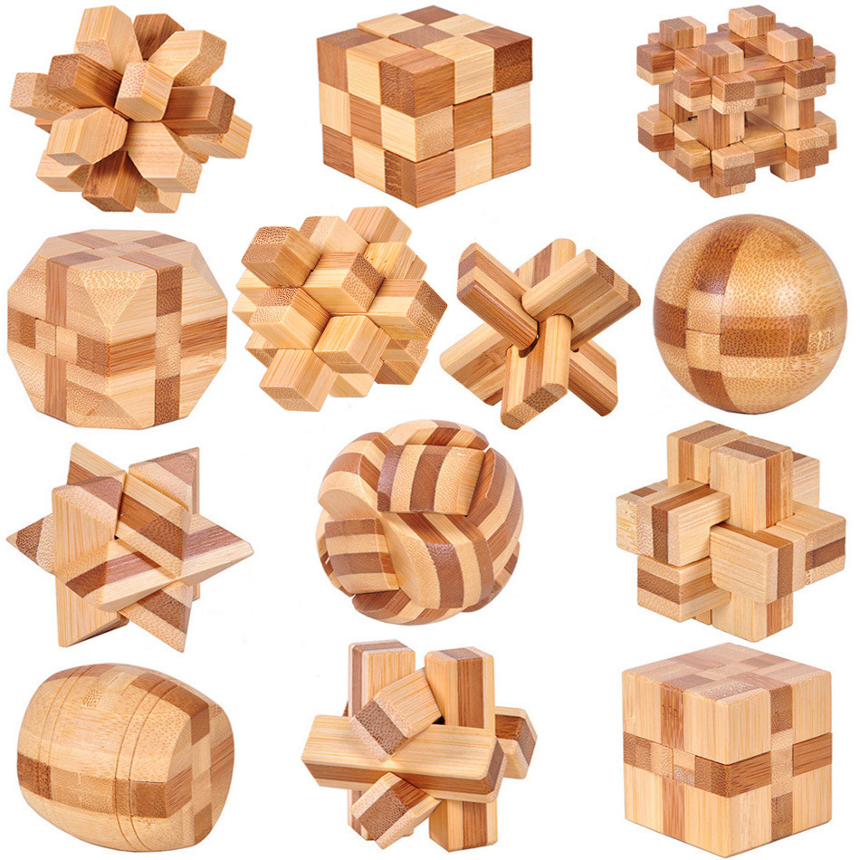 Bamboo Construction Building blocks toy 