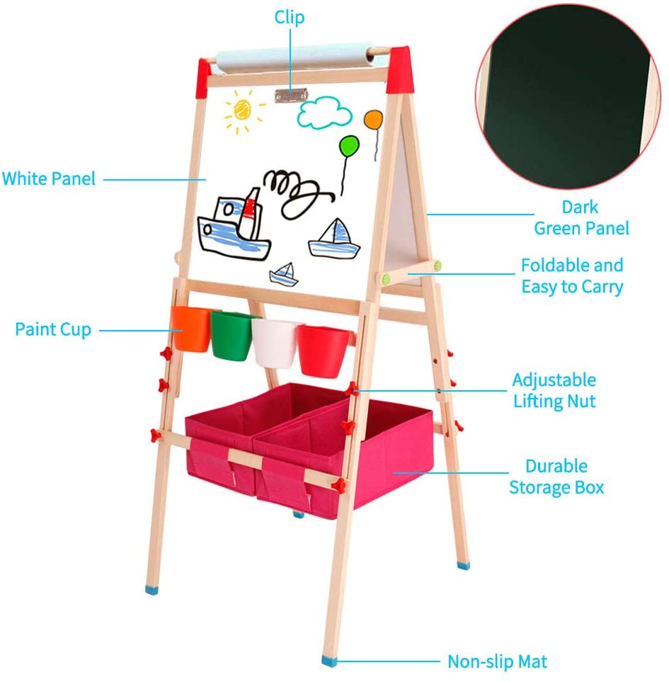 Wooden Frame Standing Easel 