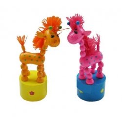  Hand Push Wooden Puppets Toys