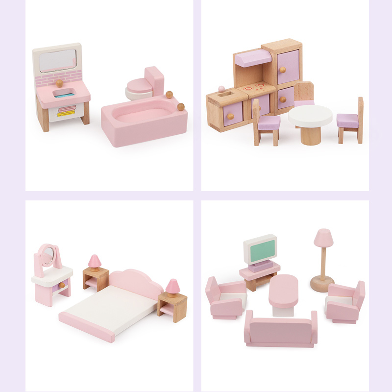 Children Small Wooden Furniture Toys