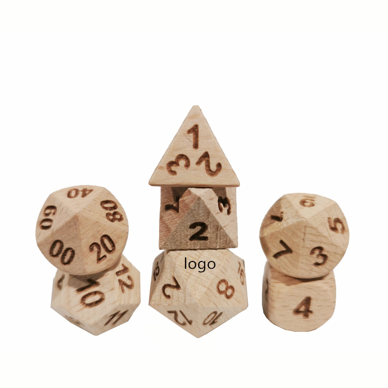 Manufacturers wholesale customized wood dice