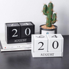 Wooden Desk Blocks Calendar