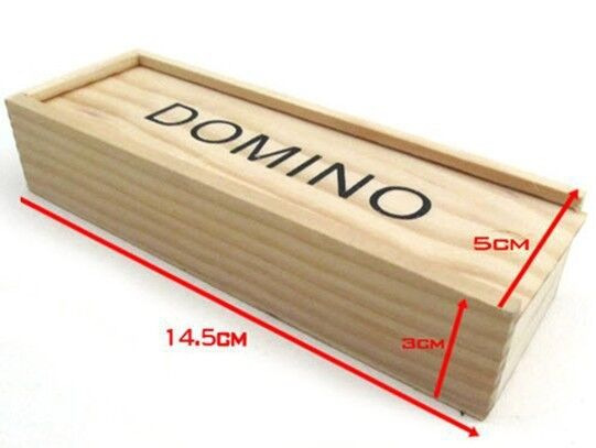 28 pieces wooden dominoes toys
